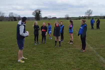 Ross-on-Wye girls pitch up and play