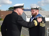 Ross sailor awarded for loyal service