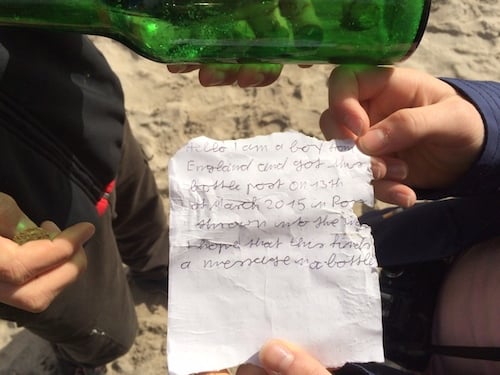 Message in a bottle