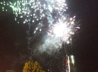 Record crowds enjoy bonfire and fireworks