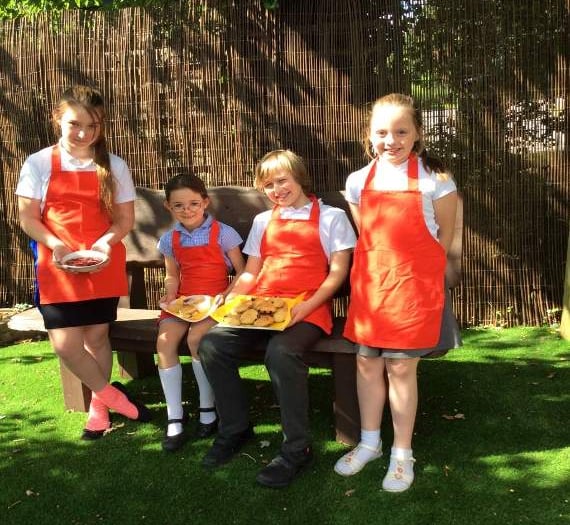 Whitchurch pupils learn about growing and cooking their food