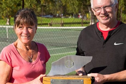 Rosie and Graham win the annual Richard Grindon Memorial Trophy