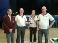 Ross-on-Wye short mat bowlers win final county championship trophy