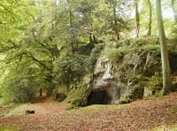 A different cast of characters on location at King Arthur’s Cave