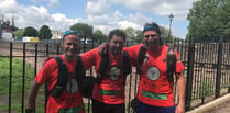 Trio complete the gruelling Marathon Des Salmon challenge