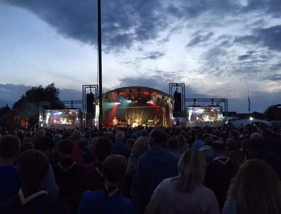 Main stage reduced at popular festival