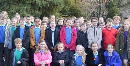Pupils take part in special Remembrance service