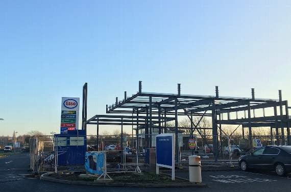 Burger King At Ross On Wye Under Construction 