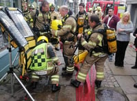 Firefighters take part in cross-border exercise