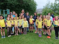 Brownies enjoy picnic in the park