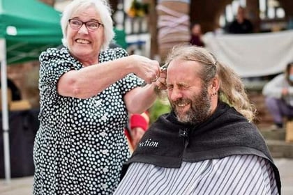 Mum over moon as mayor braves shave