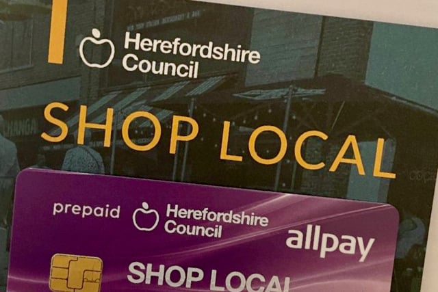 £10 top-up added to shop local prepaid cards