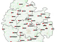 The villages earmarked for 2,500 new homes