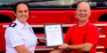 Whitchurch firefighter David Johnson thanked for five years of service