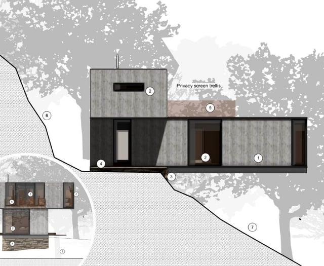 Cantilevered cabin approved