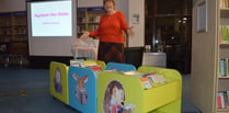 Children’s library corner receives new book boxes