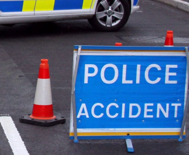 Motorhome crashes into tree beside A40 during storm