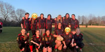 Schoolgirl rugby players  score big in 25-try thriller