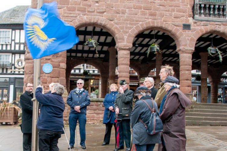 RBL Commonwealth day flag raising ceremony