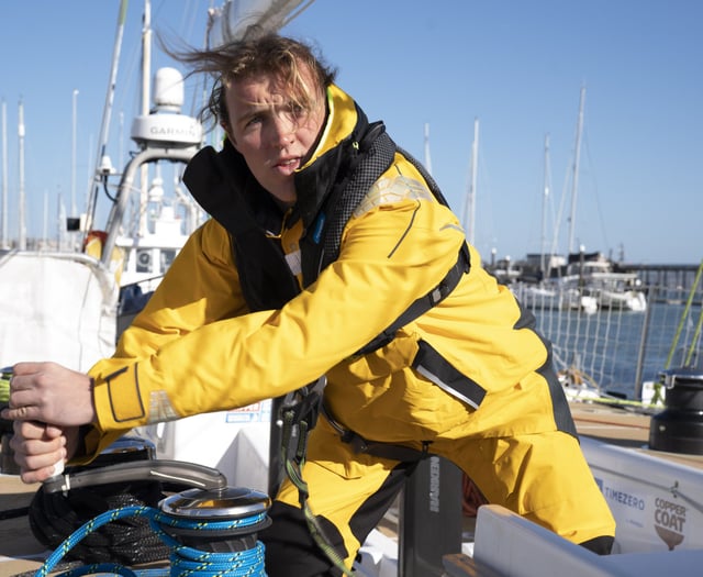 Angus all set to sail around the world in Clipper Race