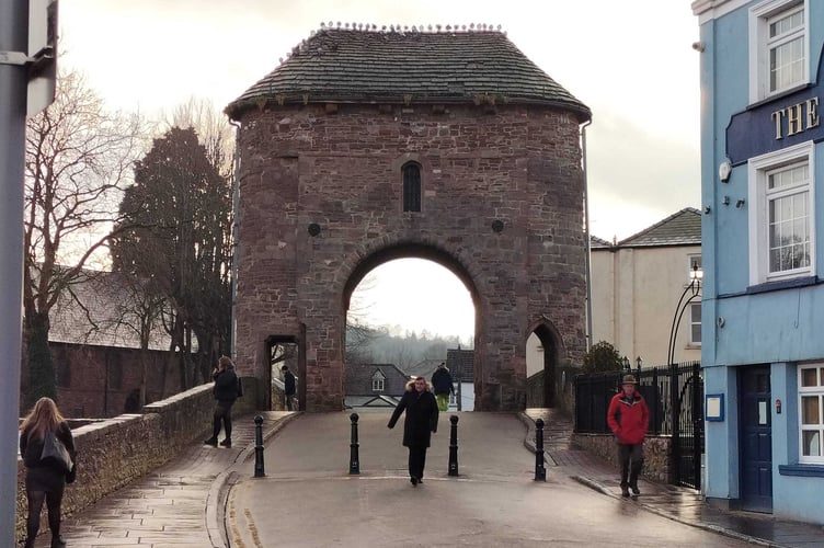 The Monnow Bridge in Monmouth