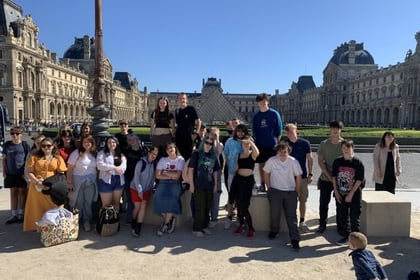 John Kyrle High School students explore Paris in a whirlwind cultural weekend