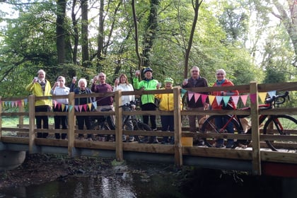 Villagers pop Champagne corks as bridge over ‘dangerous’ ford unveiled