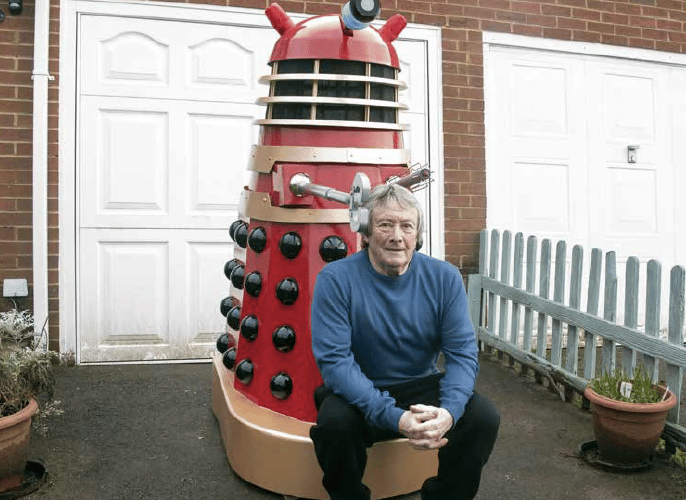 Kevin O’Flynn with Kevlar the Dalek