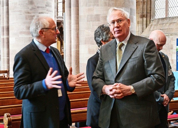 Geraint Bowen with HRH The Duke of Gloucester