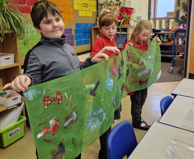 Pupils engage in nature-inspired art projects for River Festival 