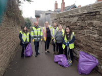 Morrisons staff participate in litter clean-up