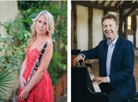 Acclaimed clarinet and piano duo in Wye Valley concert