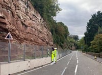 Cliff face crumbling again, drivers warned