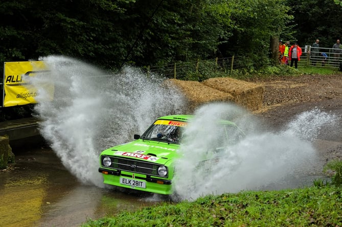 A car makes a splash in last year's 3 Stages
