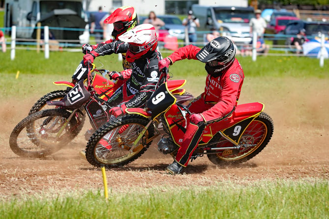 Close GT140 race action can be expected at the Ledbury Grasstrack races
