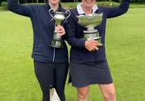 Sophie and Nadia do the county double