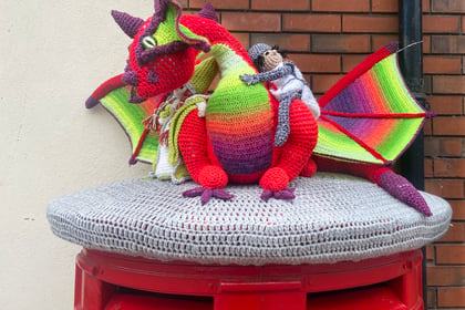 Ross streets yarn-bombed with fairytales and nursery rhymes 