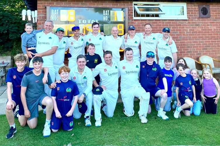 Aston are through to the last 8 of the Village Knock-Out Cup. Photo: Aston Ingham CC