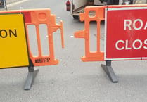 Town centre road closure due to gas pipe works