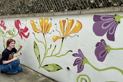 Community backed mural to brighten Ross street 