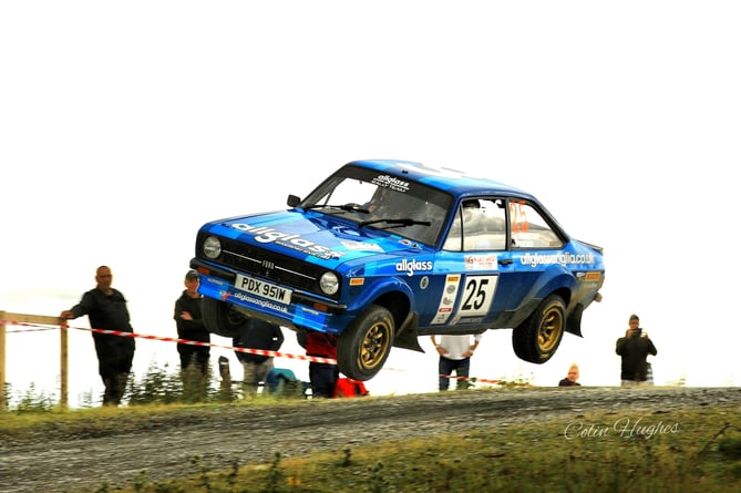 Ben Friend and regular Monmouth co-driver Cliffy Simmons flew to class victory in the Allglass Anglia Escort RS1800 