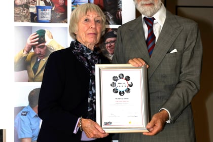 Patricia’s top honour from military charity