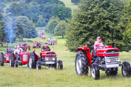Tractor enthusiasts rally for charity