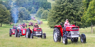 Tractor enthusiasts rally for charity