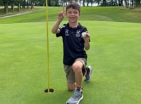 Ace for seven-year-old golf star