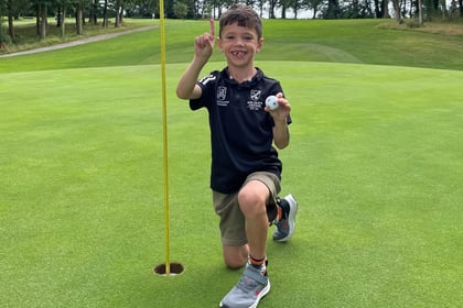 Ace for seven-year-old golf star