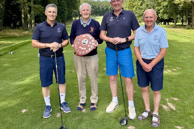 CHAMPIONS: Wayne Rees and Angus McIntosh were presented with the 2024 Patrick Curtis Shield