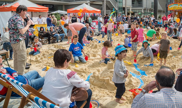 Pop up beach