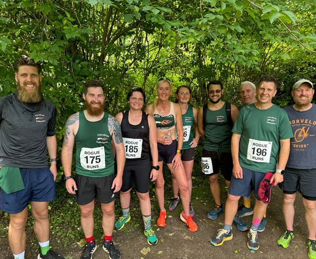 Runners blaze a trail down the Wye