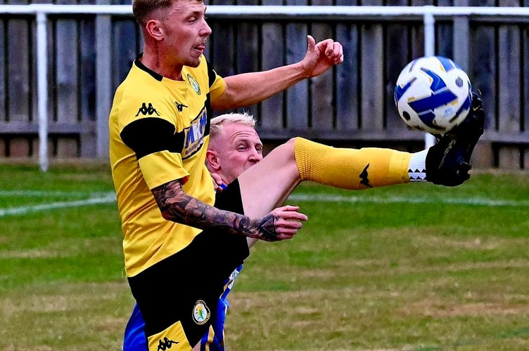 Newent Town have had a tough start to the season. Photo: Helen Warwick